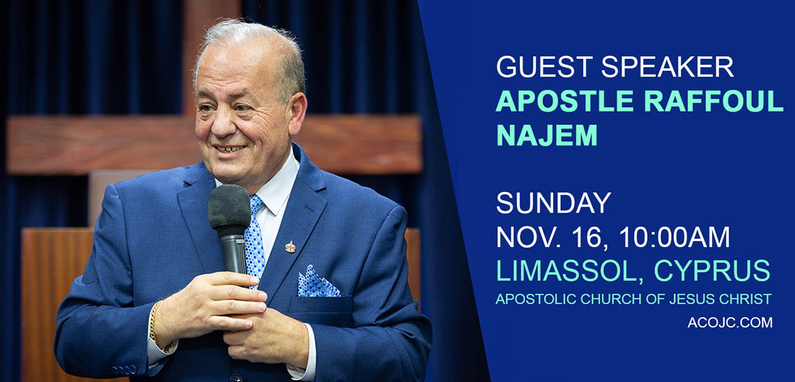 Apostle Raffoul Najem - Limassol Cyprus November 2025